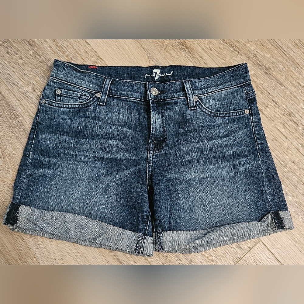 7 For All Mankind Denim Shorts Size 26